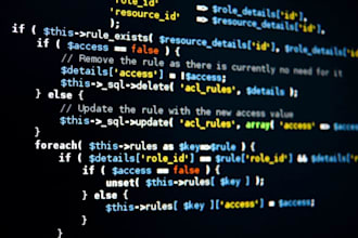 be your back end developer and front end developer