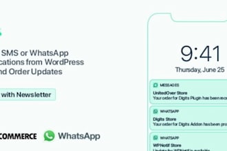 build online whatsapp order notification store
