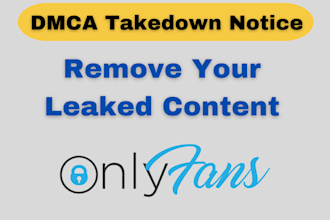 send dmca takedown notice to remove your leaked onlyfans content