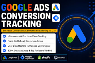 setup google ads conversion tracking, enhanced conversions via GTM