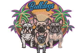 do embroidery digitizing into dst,jef,zsk file in 1 hour