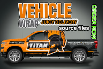 create outstanding vehicle wrap,car wrap,van wrap design