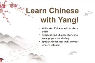 be your chinese tutor and penpal
