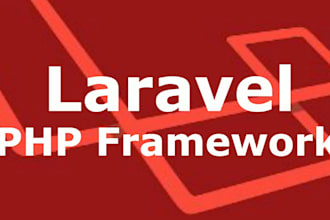 develop websites with PHP laravel react mysql
