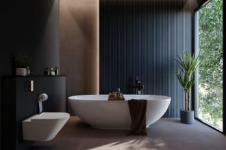 do bathroom design and render realistic 3d visualizations