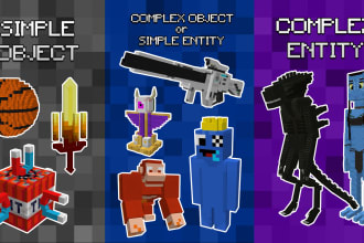 make a minecraft 3d model in blockbench