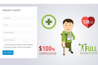create insurance company website