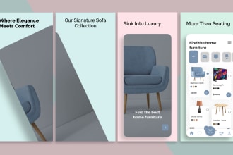 design stunning app screenshots for app store or play store