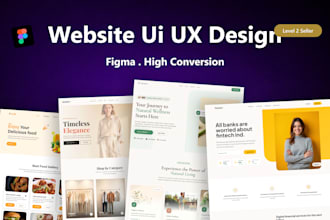 do figma website UI UX design, website redesign, figma design website