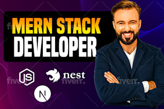 be mern stack nestjs next js saas web application developer