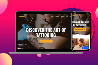 design a professional and eye catching personal website for you using ai
