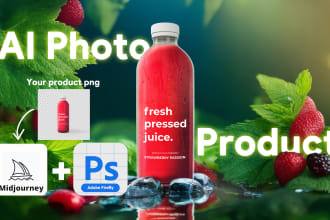 ai product photography our product ai generated background