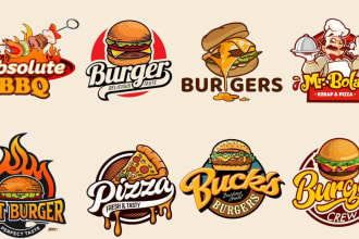 create a professional fast food street logo for you
