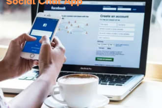 develop social chat app, chat app, video chat app and flutter app