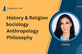 do anthropology, sociology, religion, history and philosophy