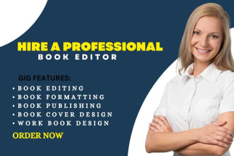 copy, edit, proofread, format, and publish your book for passive income