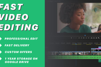 professionally edit your videos, tiktok short form and long form