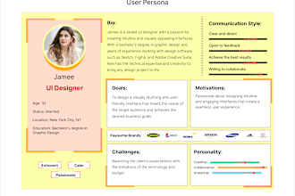 create customer personas, user journeys, user flow and empathy maps