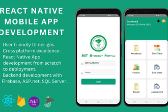 do react native tasks and projects