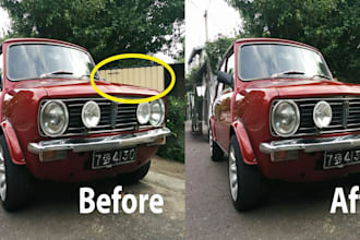 do remove unwanted images from the picture