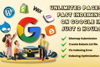 do a fast indexing of your website or any link on google