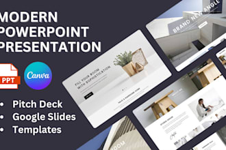 design modern powerpoint presentation