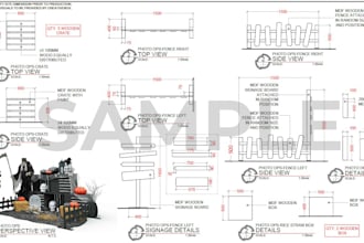 create autocad technical, production drawings and layouts