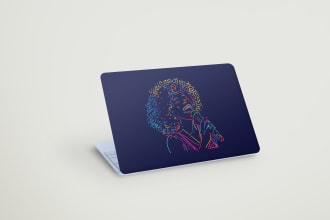 design different type of laptop back covers