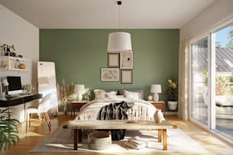 render still images of the interior with realistic light