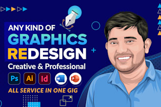 do urgent graphic design and redesign with fast delivery