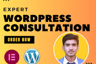 be a helper and virtual assistant in wordpress consultation