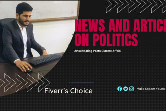 be your political science and international relations writer