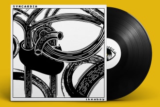 illustrate an album cover for any media