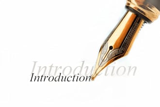 write a wonderful introduction to your book