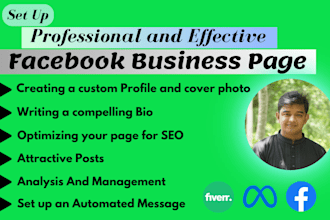 set up professional and effective facebook business page