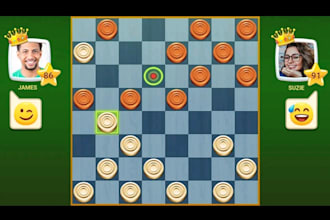 design and develop multiplayer card game, board game, chess game, monopoly game