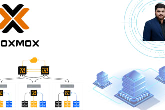 deploy and configure the poxmox on public or private cloud