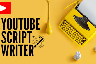 write engaging youtube video scripts for your yt channel