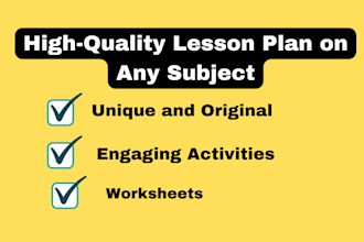 craft engaging lesson plans with expertise