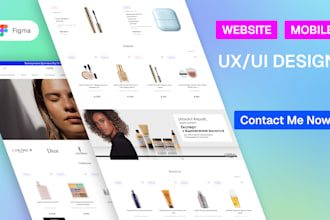 do figma design website, website design figma, website ui ux, website mockup