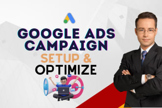 set up and manage your google ads adwords PPC campaign