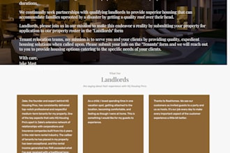 property website property management website wordpress website