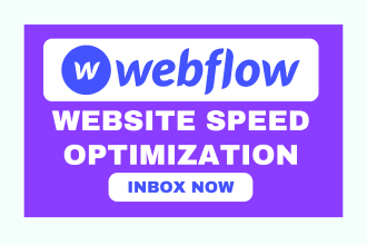 be your webflow website speed optimization expert
