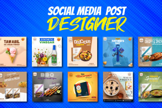 professional social media post designing for your brand