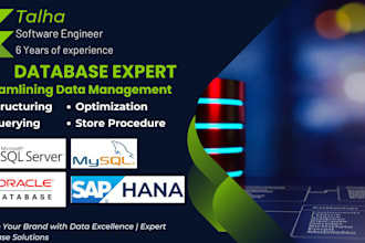 design database, query, and optimize databases as an expert