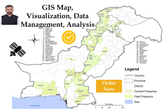 create maps and visualizations from spatial data to identify patterns, trends