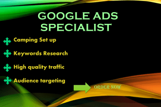 do google ads adwords ppc camping  setup and management
