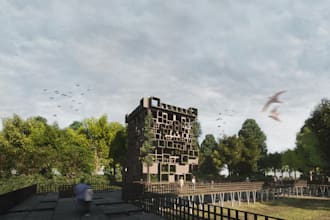 render your exterior 3d rhino or sketchup model