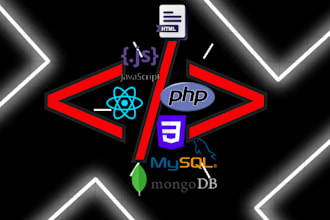 create react redux node website, php laravel socket web application pwa