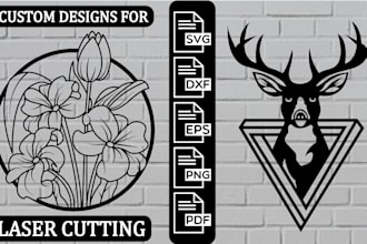 design custom metal wall art sign with teelaunch and laser cutting cricut cnc